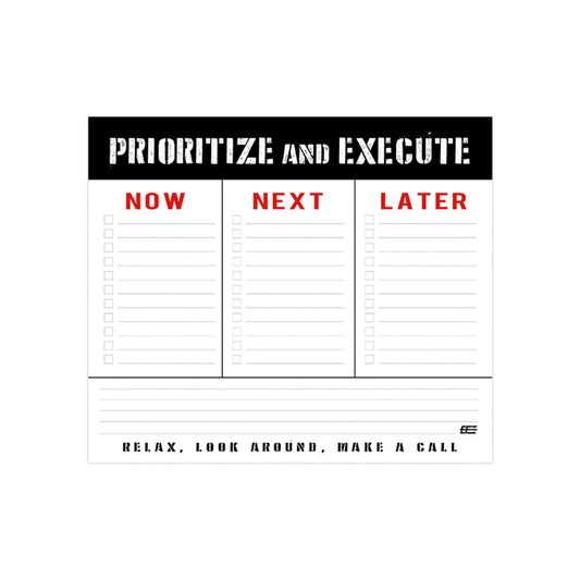 Mouse Paper Pad: Prioritize and Execute