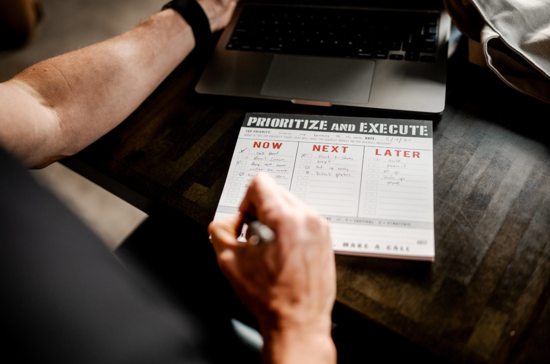 Mouse Paper Pad: Prioritize and Execute