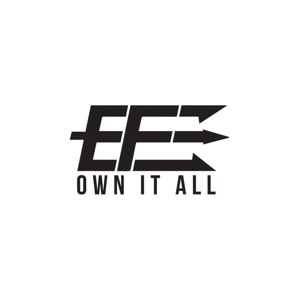 EF OWN IT ALL sticker
