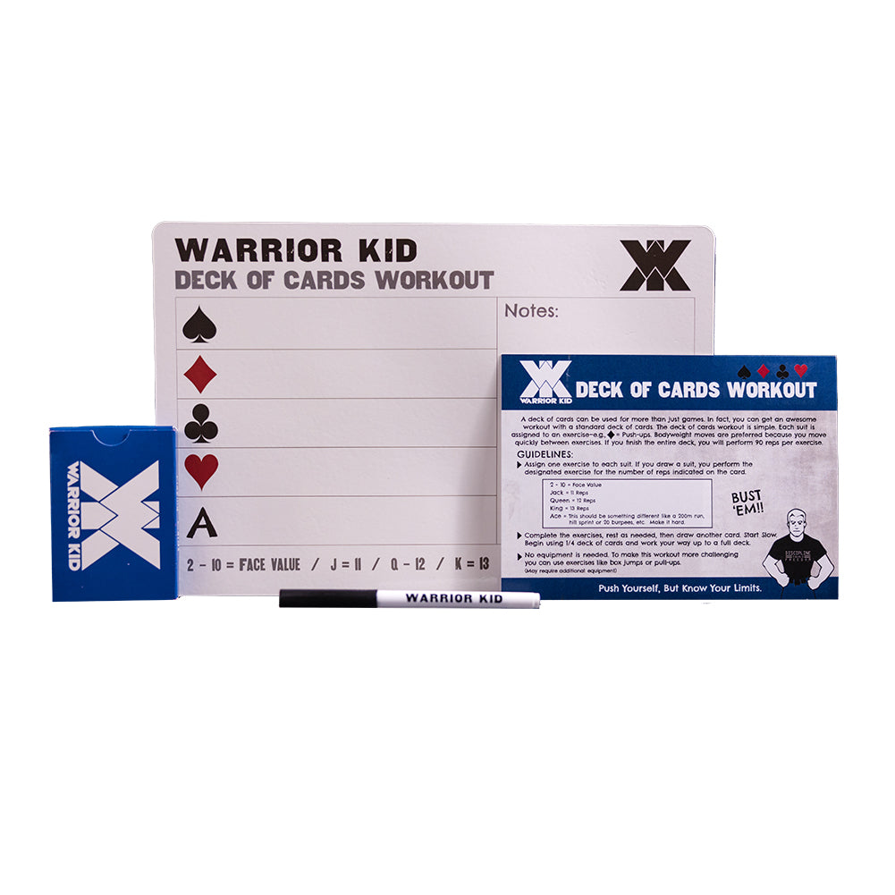 Warrior Kid Deck of Cards Workout