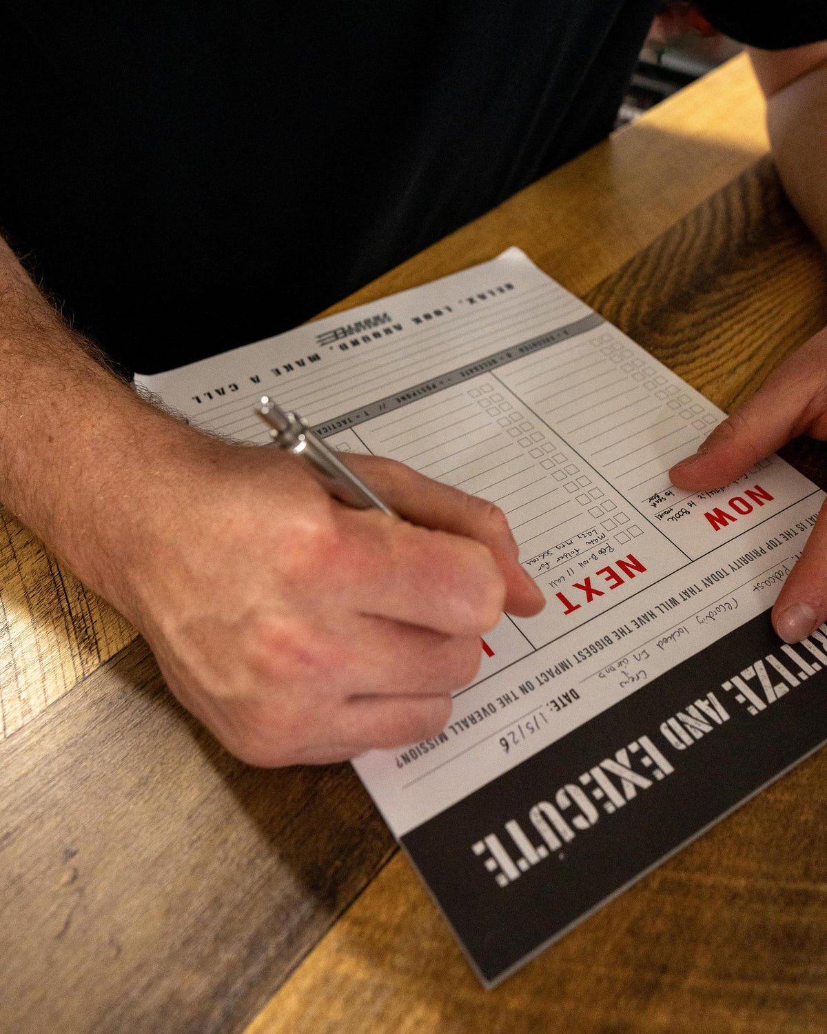 Notepad: Prioritize and Execute 8.5 x 11