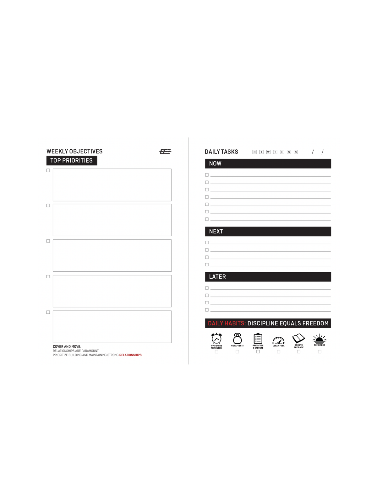 Execute Quarterly Planner