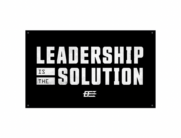 Flag - LEADERSHIP IS THE SOLUTION - 5'x3'