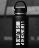 Hydro Flask 32 oz | Leadership Is The Solution - Black