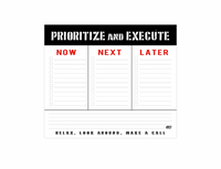 Mouse Paper Pad: Prioritize and Execute