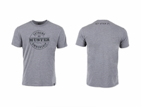 OriginUSA Core T-shirt: Muster Est. 2016 - Graphite Heather