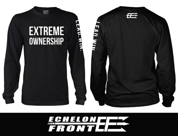 T-Shirt - Extreme Ownership | EF | Lead.Win. - Long Sleeve - Black