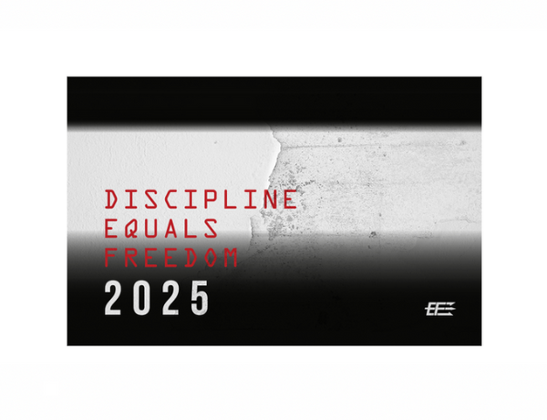 2025 Desktop Calendar: Discipline Equals Freedom