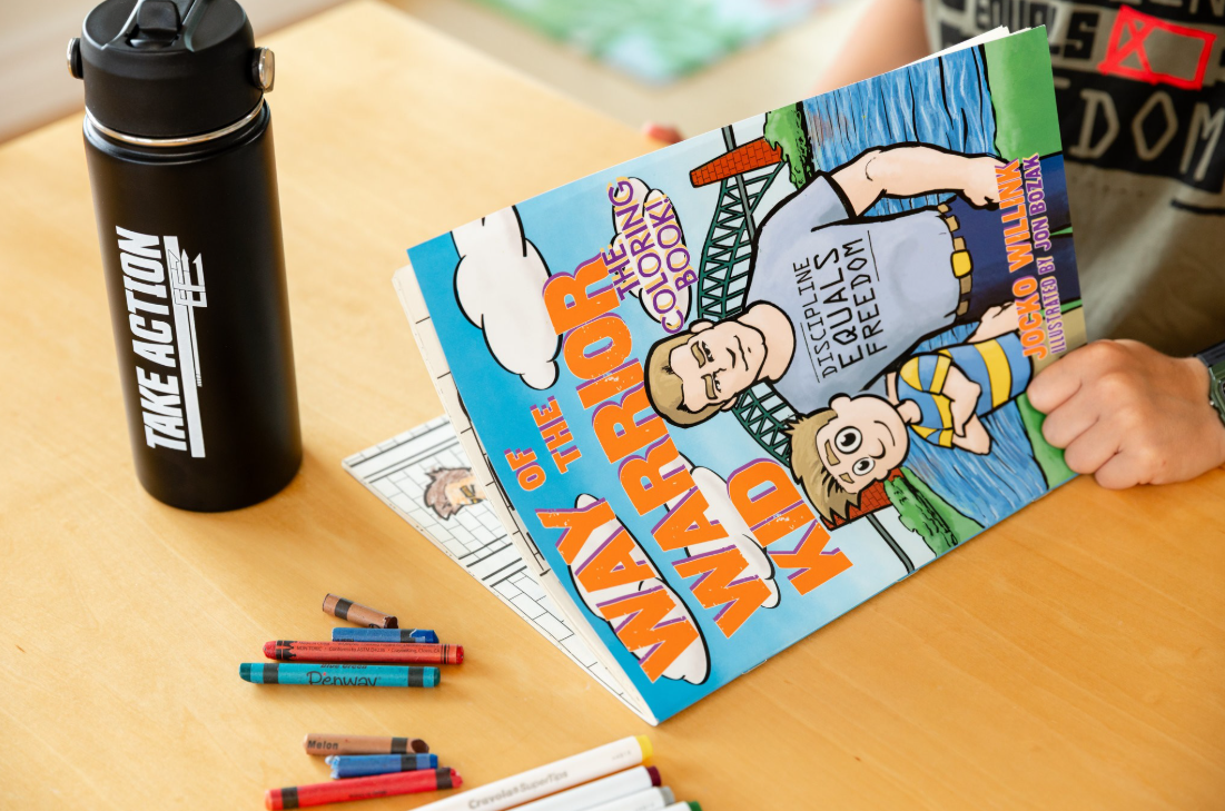 Warrior Kid Coloring Book